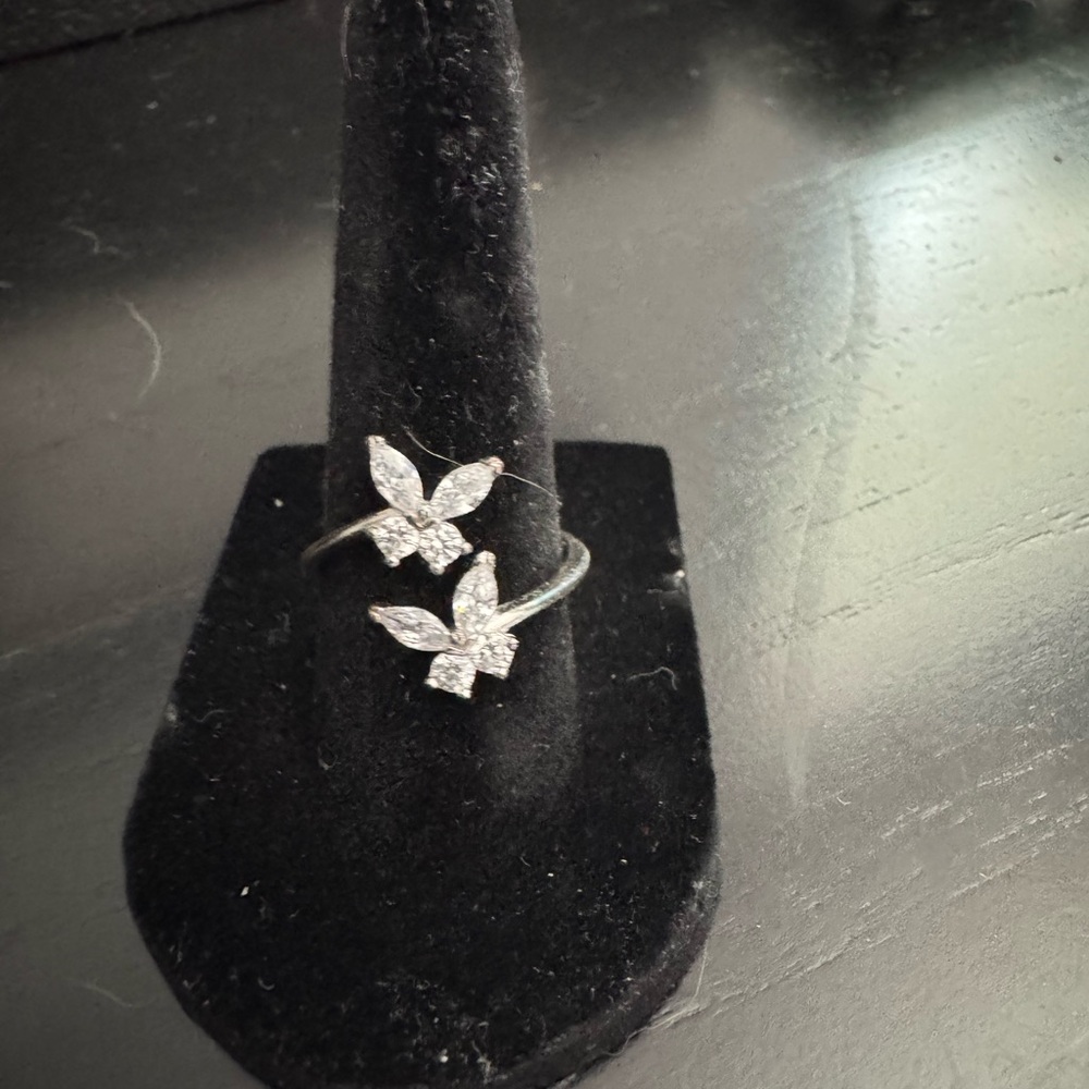 Silver Butterfly Ring